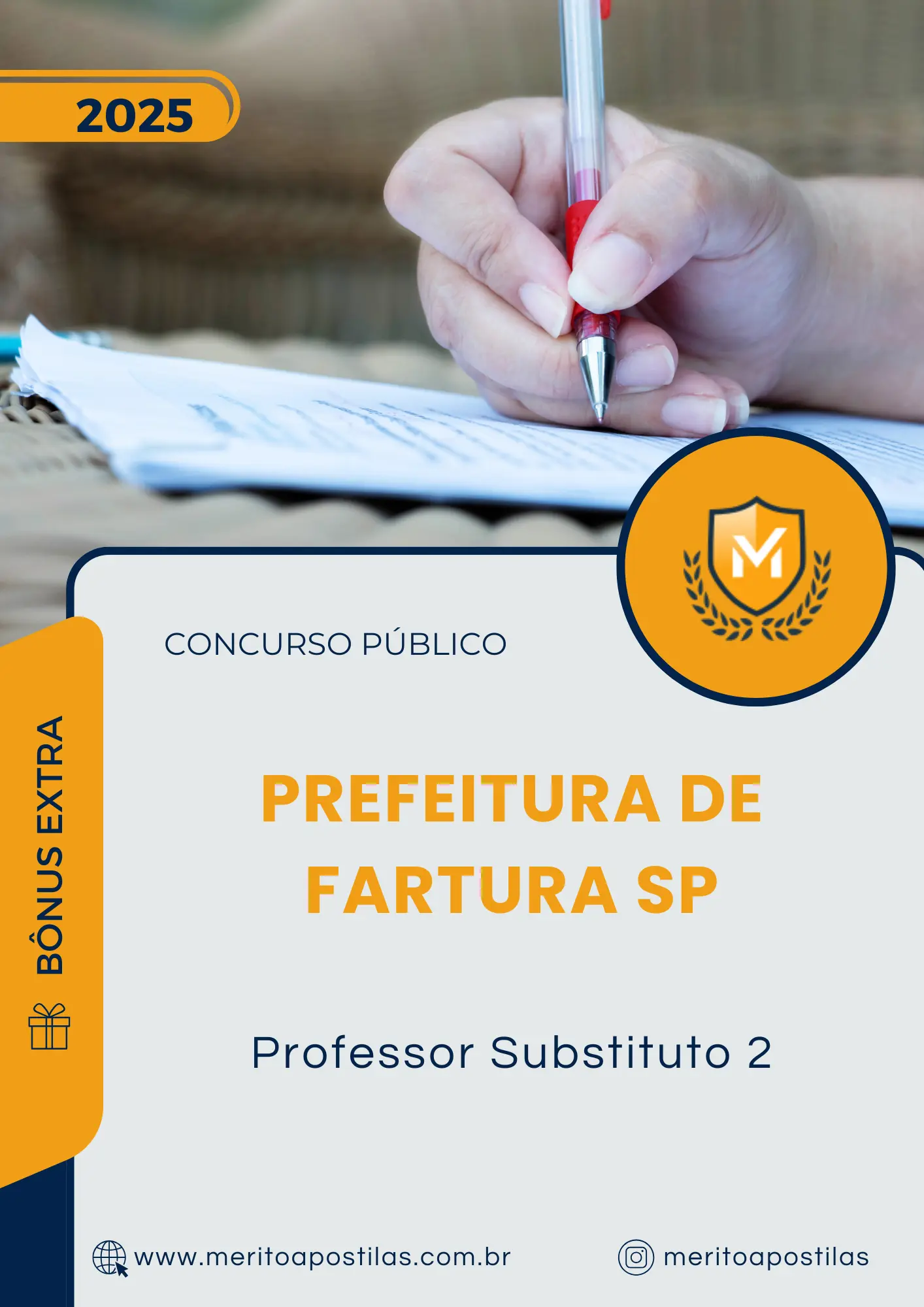 Apostila Professor Substituto 2 Prefeitura de Fartura SP 2025