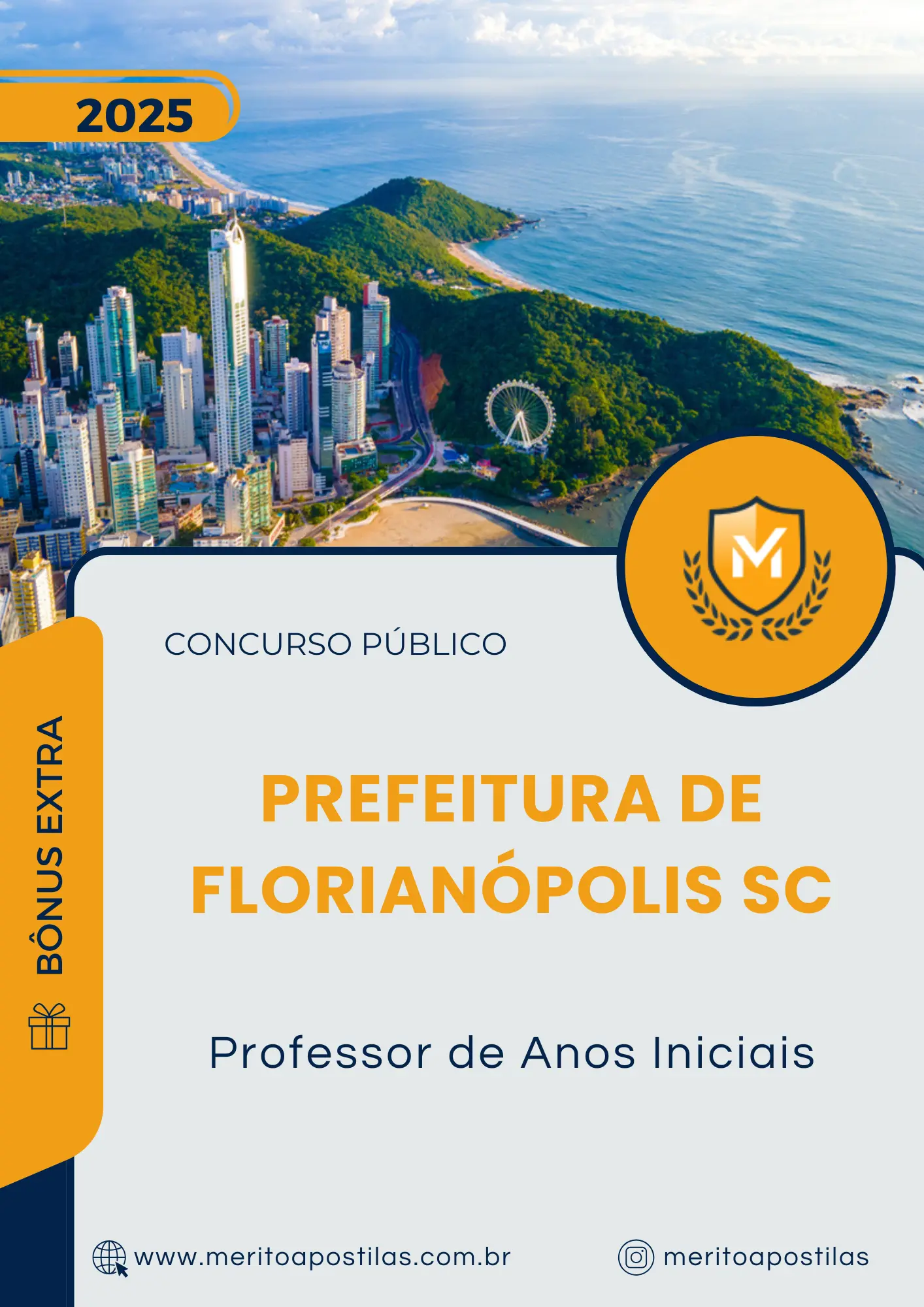 Apostila Professor de Anos Iniciais Prefeitura de Florianópolis SC 2025