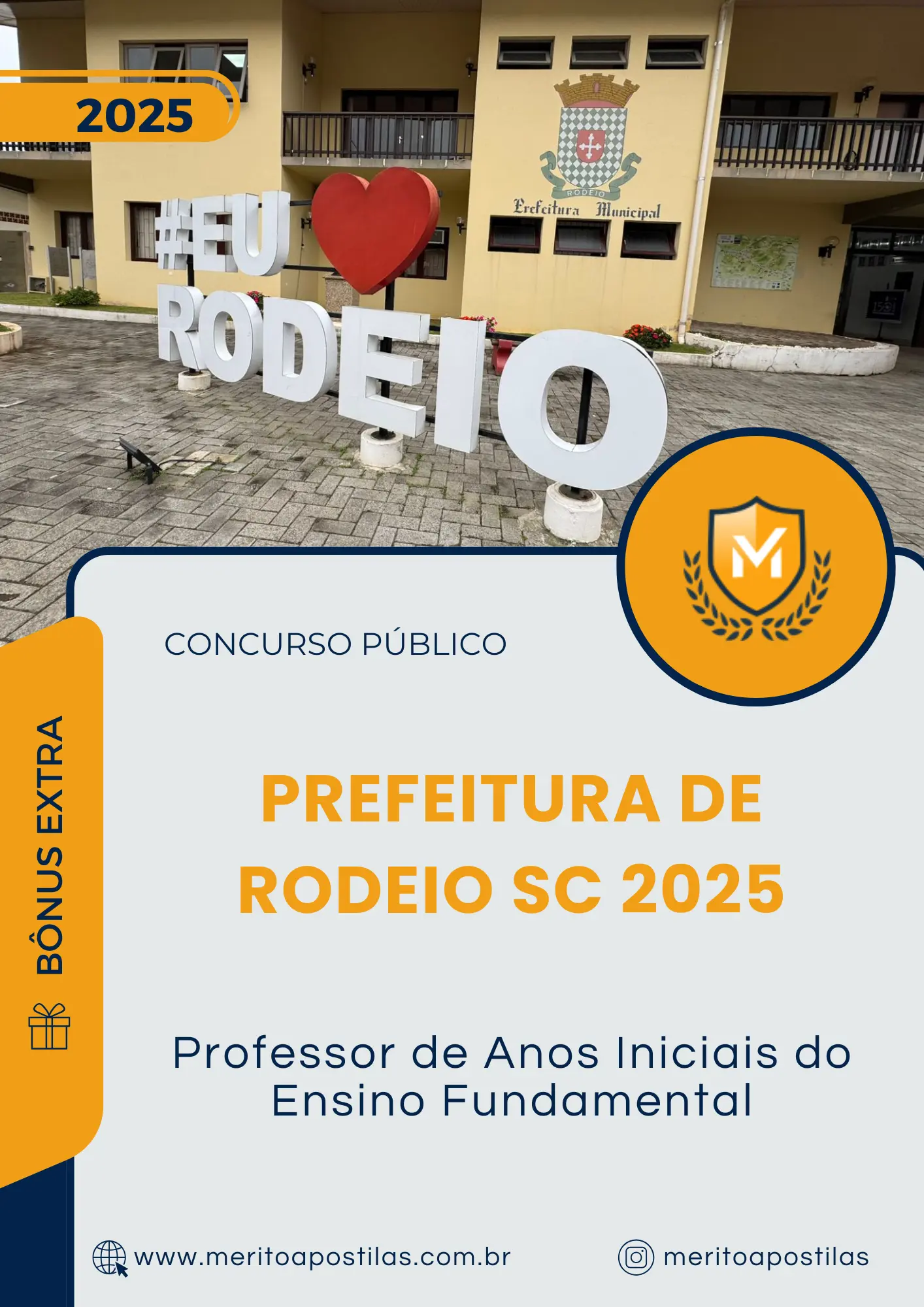 Apostila Professor de Anos Iniciais do Ensino Fundamental Prefeitura de Rodeio SC 2025