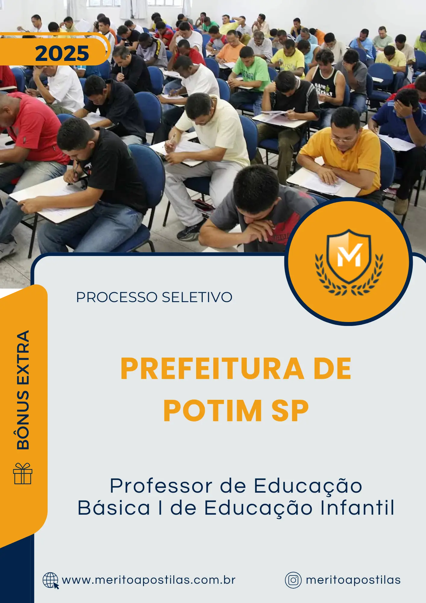 Apostila Professor de Educação Básica I de Educação Infantil Prefeitura de Potim SP 2025