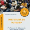 Apostila Professor de Educação Básica I de Ensino Fundamental Prefeitura de Potim SP 2025