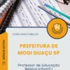 Apostila Professor de Educação Básica Infantil I Prefeitura de Mogi Guaçu SP 2025
