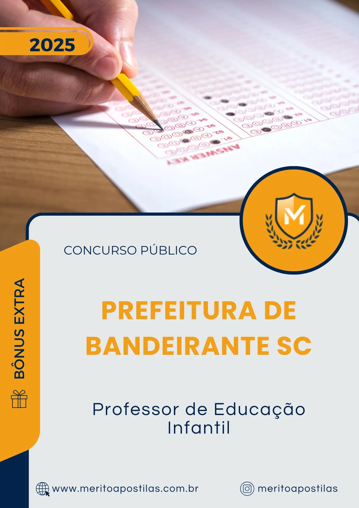 Apostila Professor de Educação Infantil Prefeitura de Bandeirante SC 2025