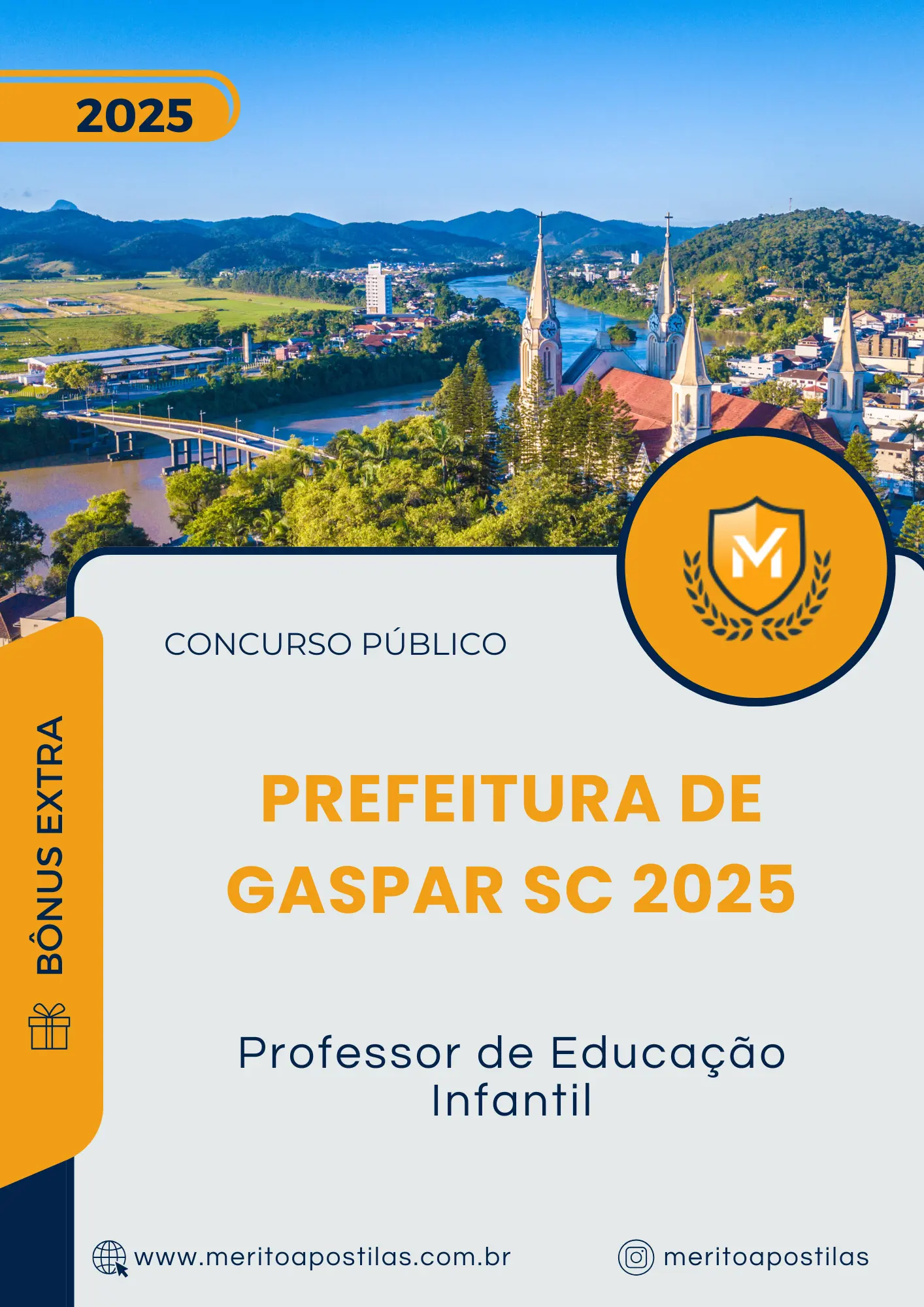 Apostila Professor de Educação Infantil Prefeitura de Gaspar SC 2025