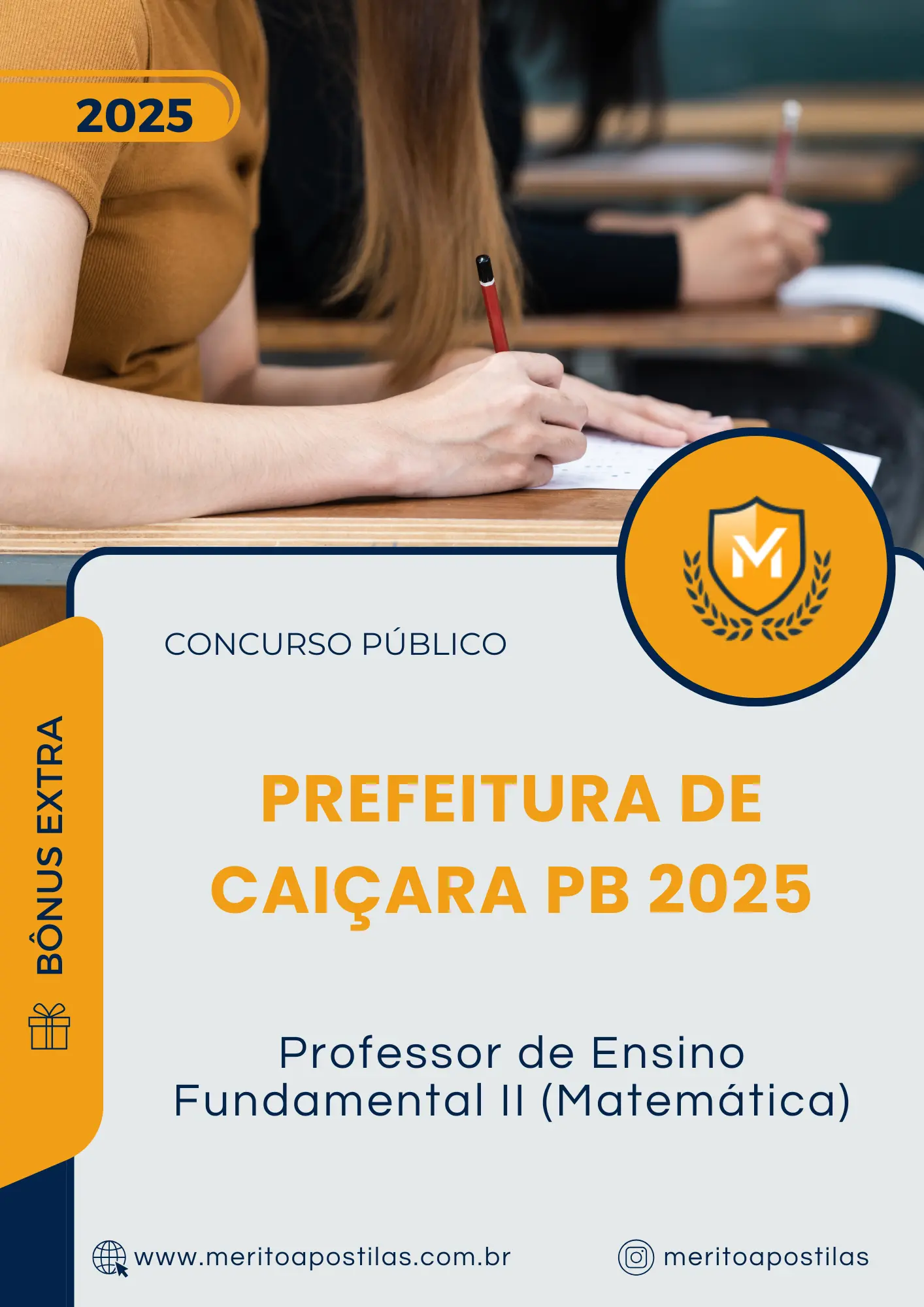 Apostila Professor de Ensino Fundamental II Matemática Prefeitura de Caiçara PB 2025
