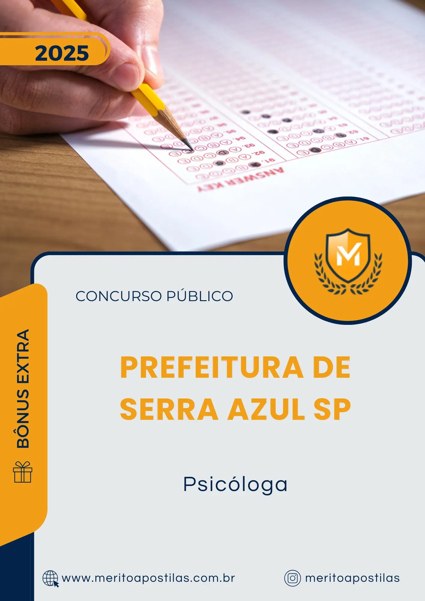 Apostila Psicóloga Prefeitura de Serra Azul SP 2025