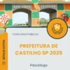 Apostila Psicólogo Prefeitura de Castilho SP 2025