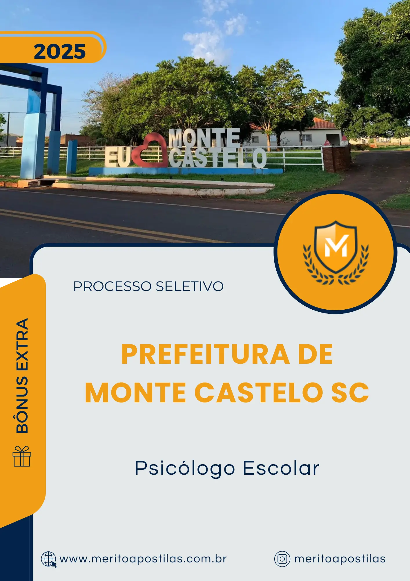 Apostila Psicólogo Escolar Prefeitura de Monte Castelo SC 2025