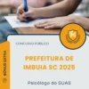 Apostila Psicólogo do SUAS Prefeitura de Imbuia SC 2025