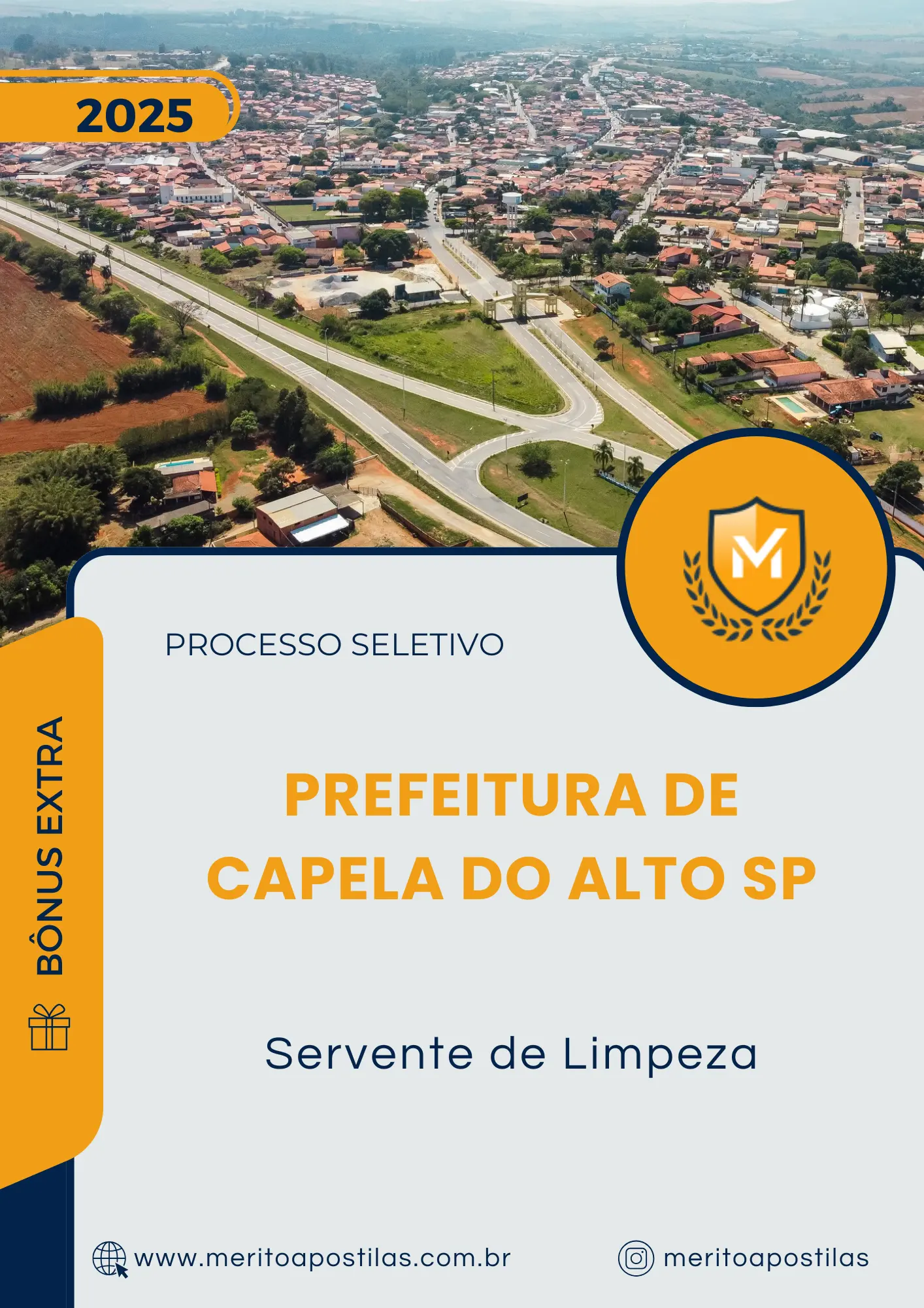Apostila Servente de Limpeza Prefeitura de Capela do Alto SP 2025