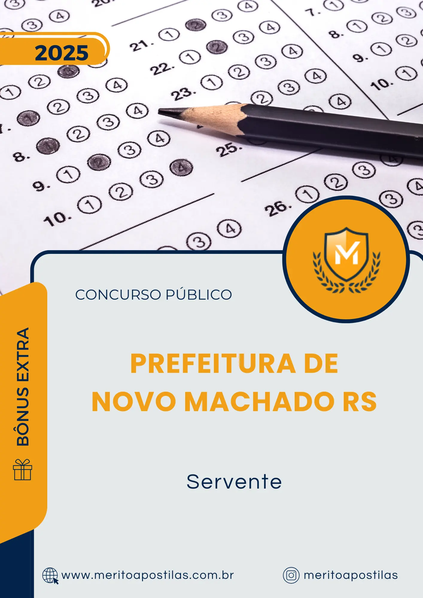 Apostila Servente Prefeitura de Novo Machado RS 2025