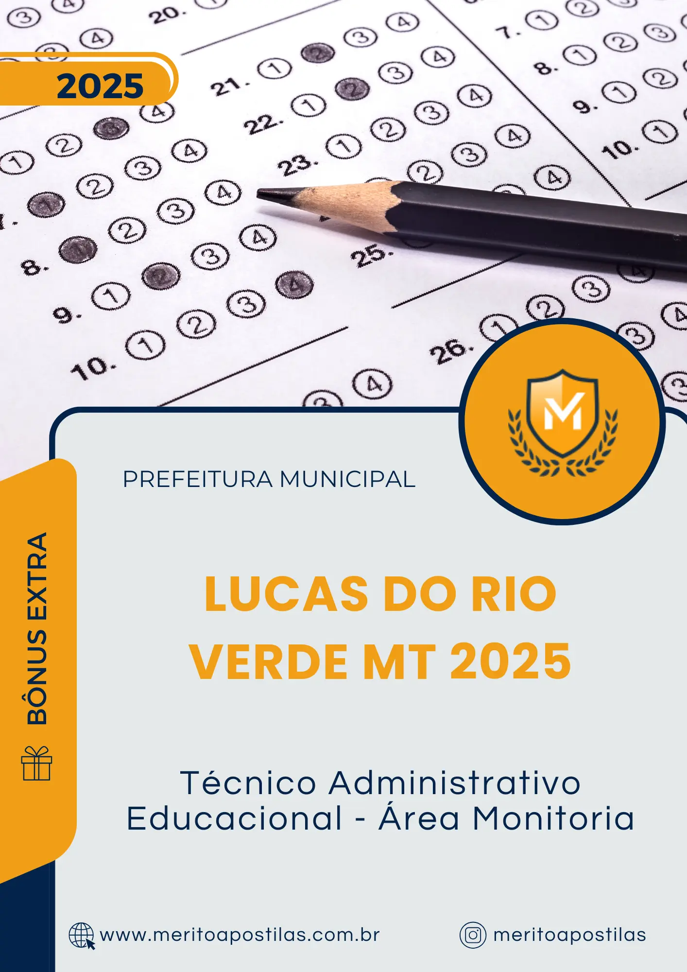 Apostila Técnico Administrativo Educacional Área Monitoria Prefeitura de Lucas do Rio Verde MT 2025