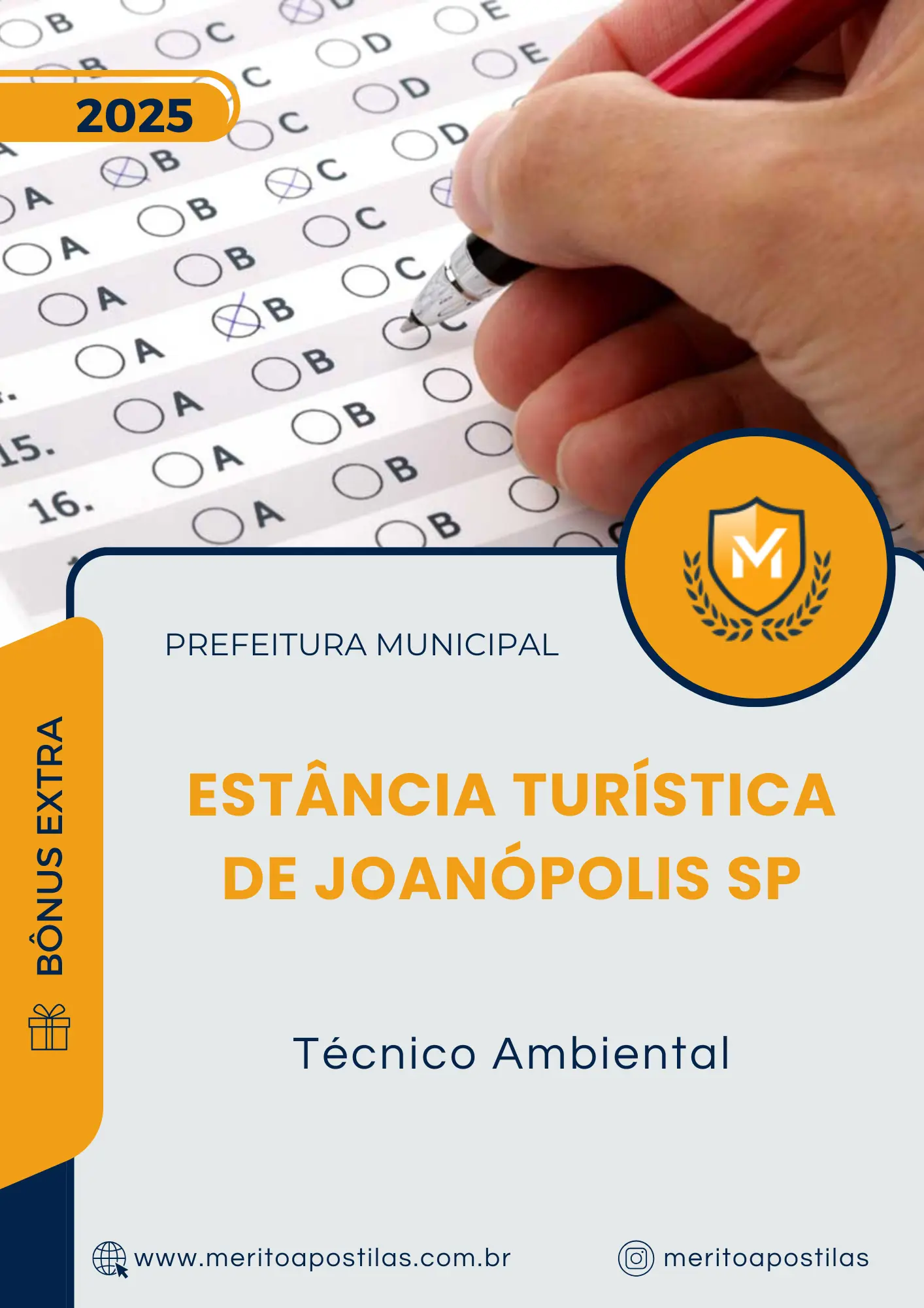 Apostila Técnico Ambiental Prefeitura da Estância Turística de Joanópolis SP 2025