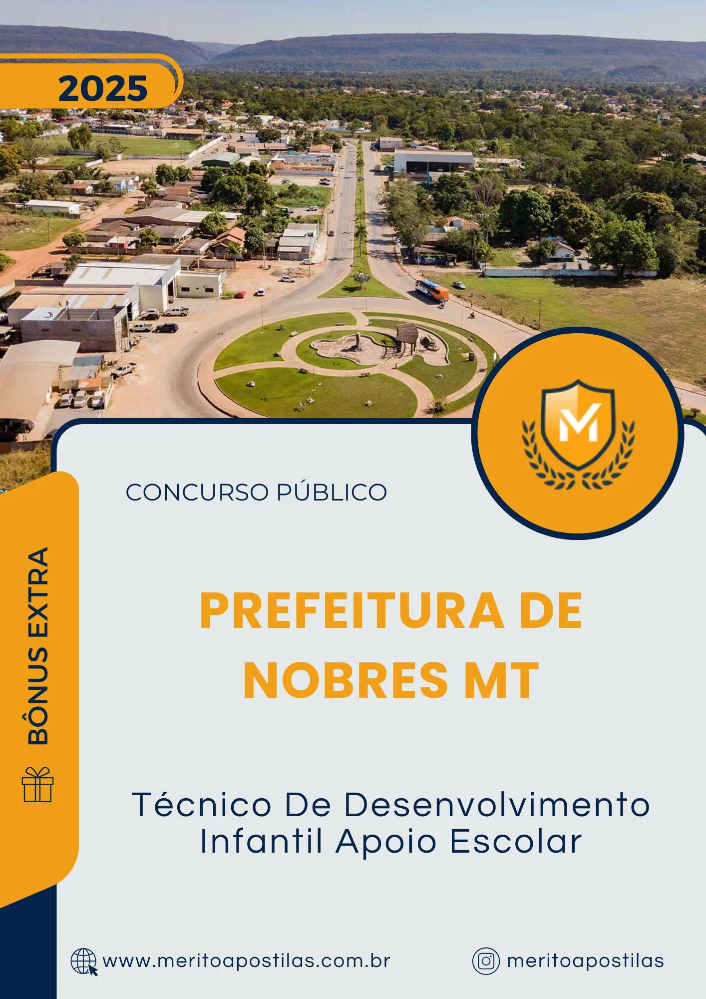 Apostila Técnico De Desenvolvimento Infantil Apoio Escolar Prefeitura de Nobres MT 2025