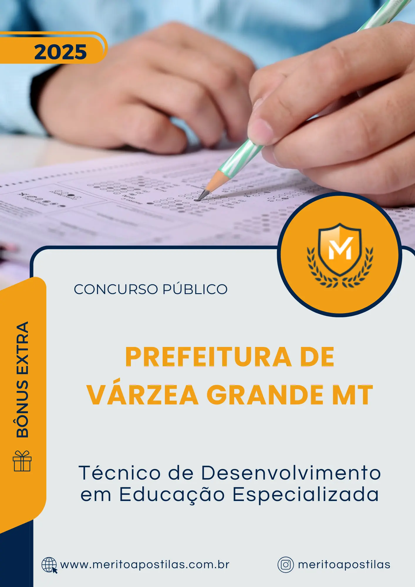 Apostila Técnico de Desenvolvimento em Educação Especializada Prefeitura de Várzea Grande MT 2025