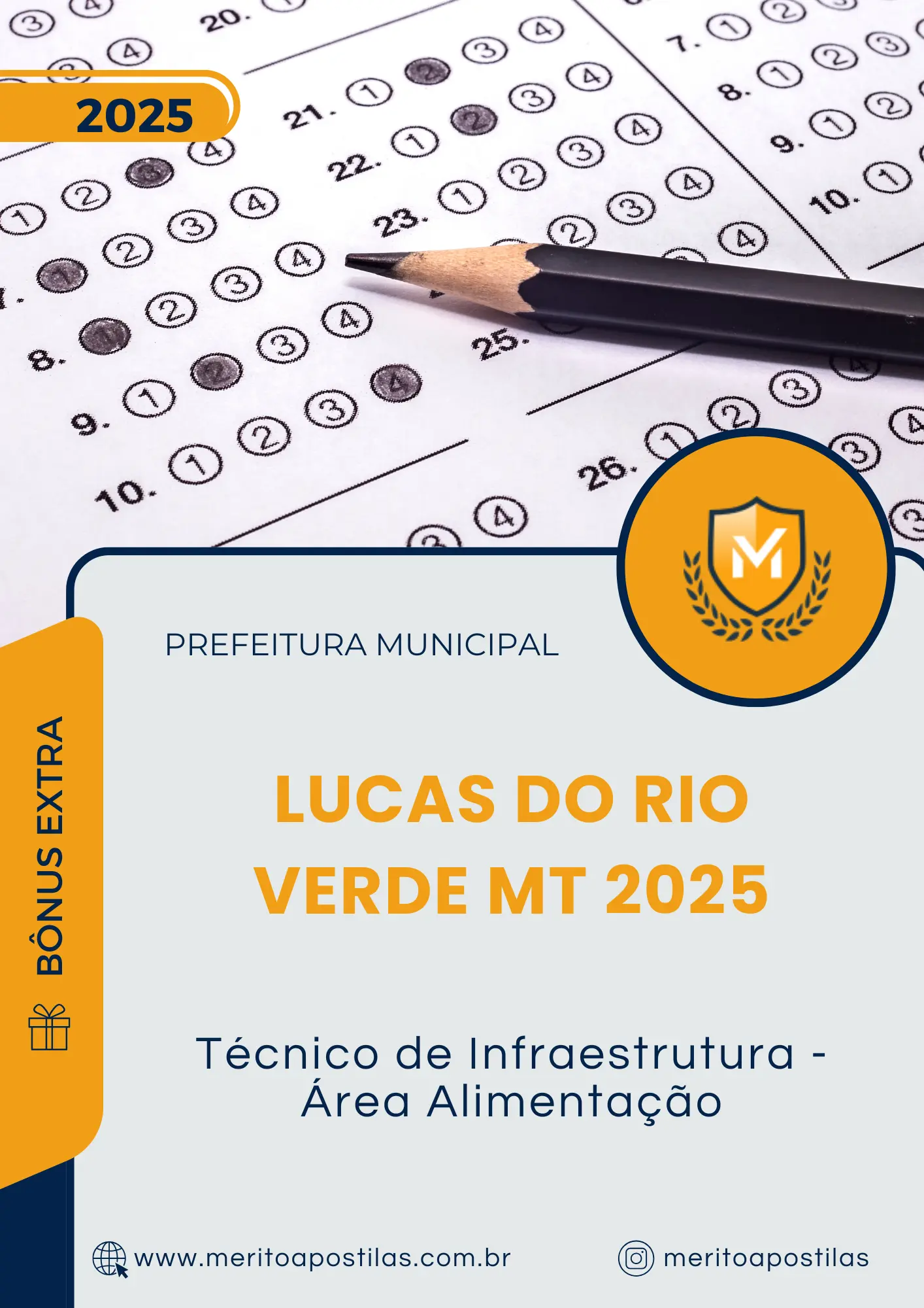 Apostila Técnico de Infraestrutura Área Alimentação Prefeitura de Lucas do Rio Verde MT 2025