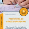 Apostila Técnico de Manutenção da Infraestrutura e Higienização Escolar Prefeitura de Várzea Grande MT 2025