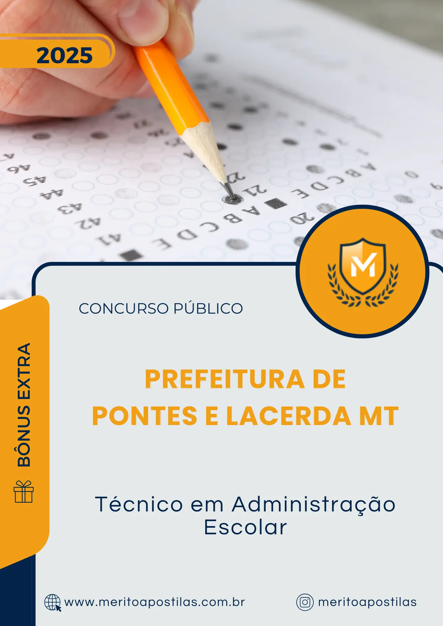 Apostila Técnico em Administração Escolar Prefeitura de Pontes e Lacerda MT 2025