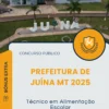 Apostila Técnico em Alimentação Escolar Prefeitura de Juína MT 2025