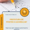 Apostila Técnico em Desenvolvimento Infantil Prefeitura de Pontes e Lacerda MT 2025