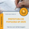 Apostila Técnico em Enfermagem Prefeitura de Populina SP 2025