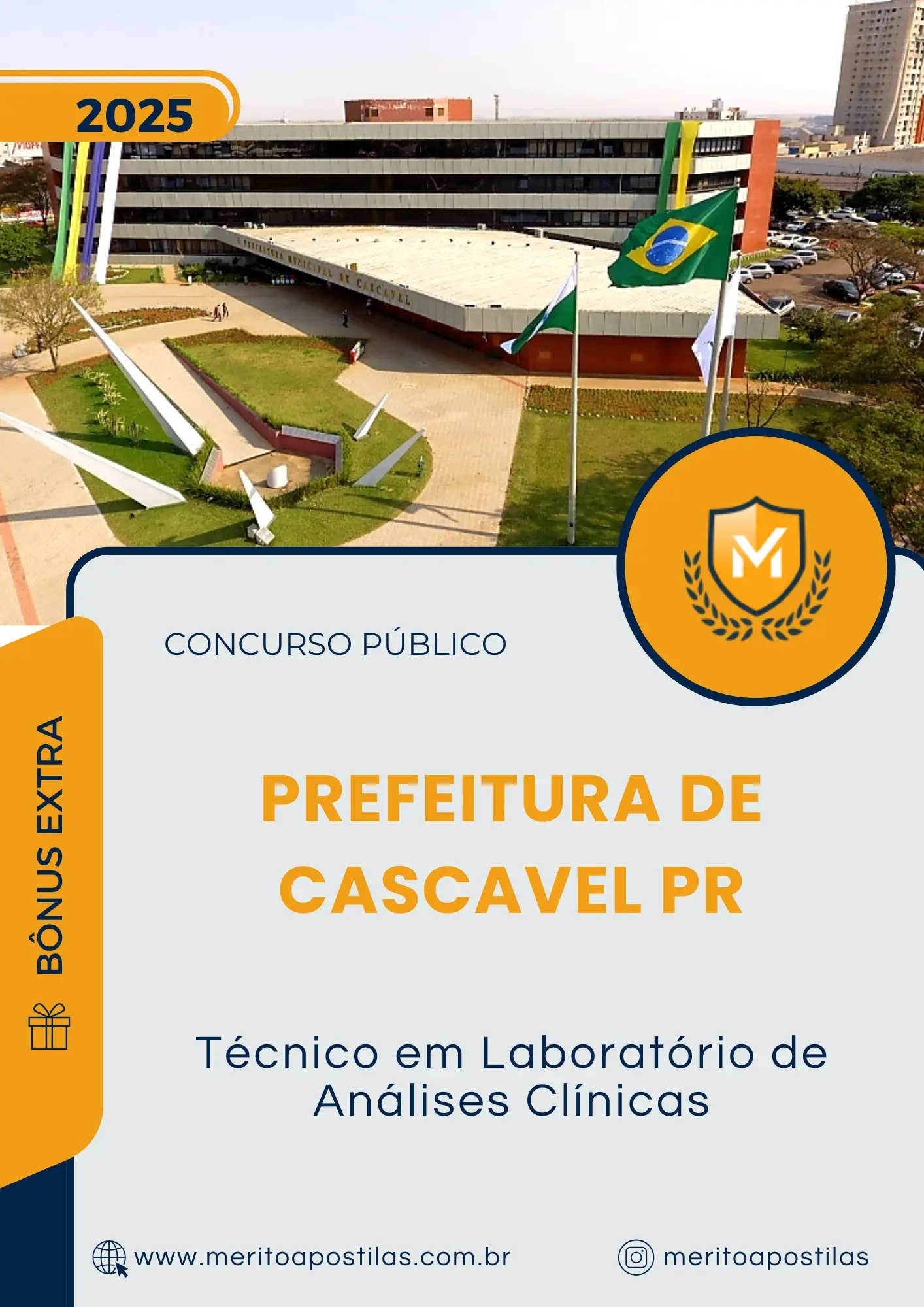 Apostila Técnico em Laboratório de Análises Clínicas Prefeitura de Cascavel PR 2025