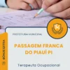 Apostila Terapeuta Ocupacional Prefeitura de Passagem Franca do Piauí PI 2025