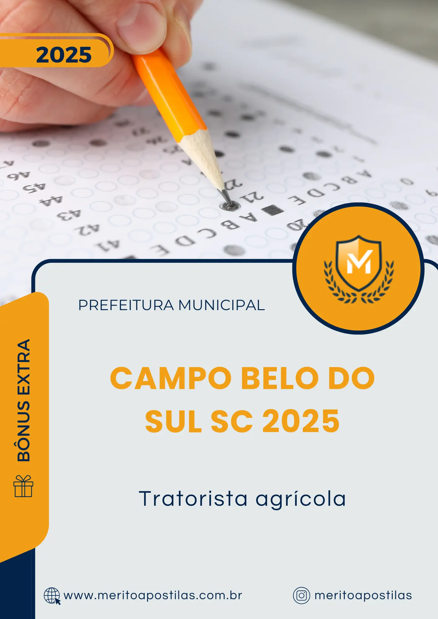 Apostila Tratorista Agrícola Prefeitura de Campo Belo do Sul SC 2025