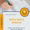 Apostila Adm de Património e Serviços Gerais Prefeitura de Nova Santa Rosa PR 2025