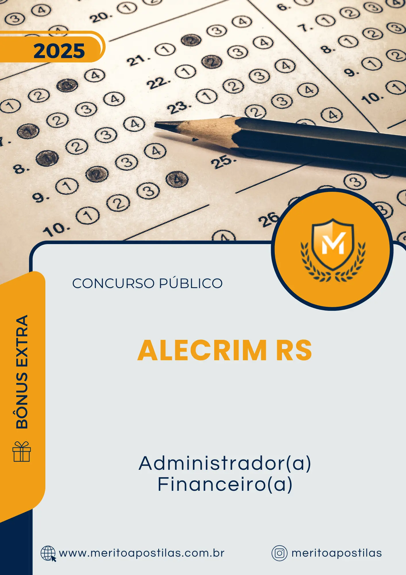 Apostila Administrador Financeiro Prefeitura de Alecrim RS 2025