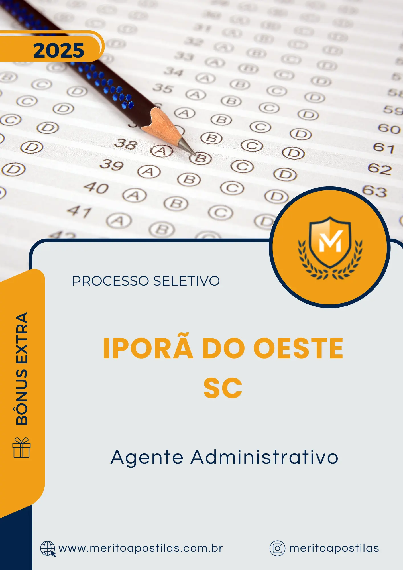 Apostila Agente Administrativo Prefeitura de Iporã do Oeste SC 2025