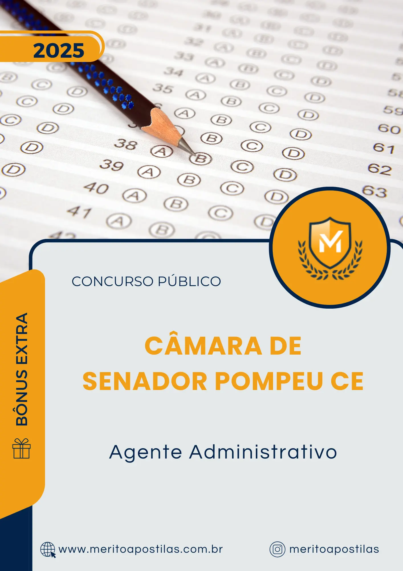 Apostila Agente Administrativo Câmara de Senador Pompeu CE 2025