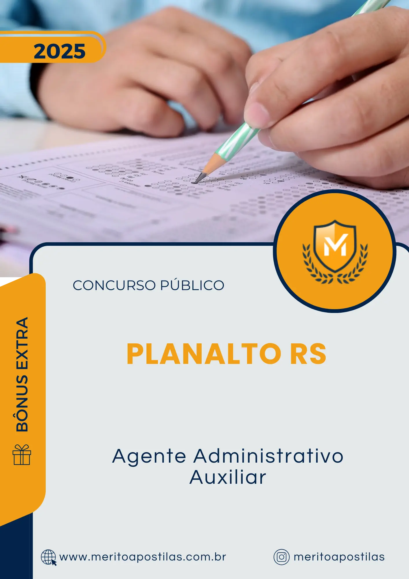 Apostila Agente Administrativo Auxiliar Prefeitura de Planalto RS 2025