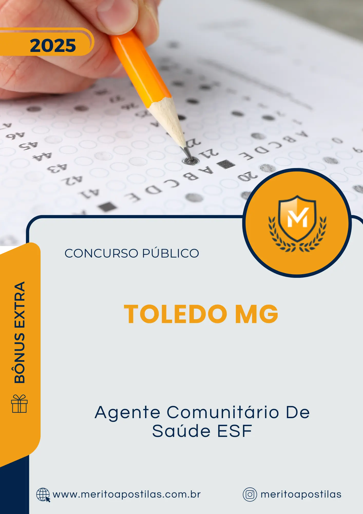 Apostila Agente Comunitário De Saúde ESF Prefeitura de Toledo MG 2025