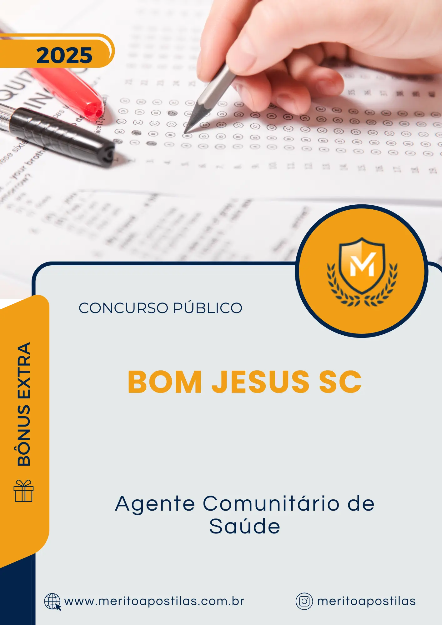 Apostila Agente Comunitário de Saúde Prefeitura de Bom Jesus SC 2025