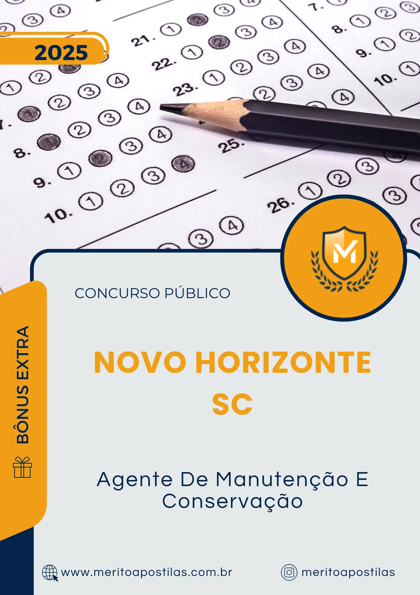 Apostila Agente De Manutenção E Conservação Prefeitura de Novo Horizonte SC 2025
