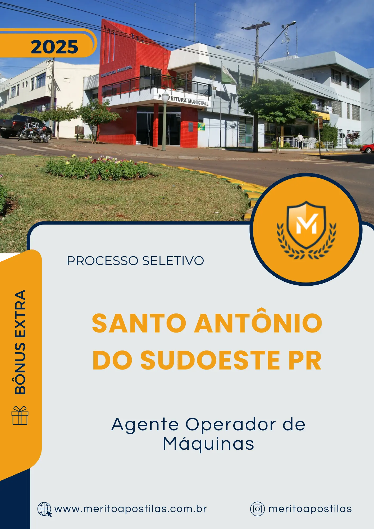 Apostila Agente Operador de Máquinas Prefeitura de Santo Antônio do Sudoeste PR 2025