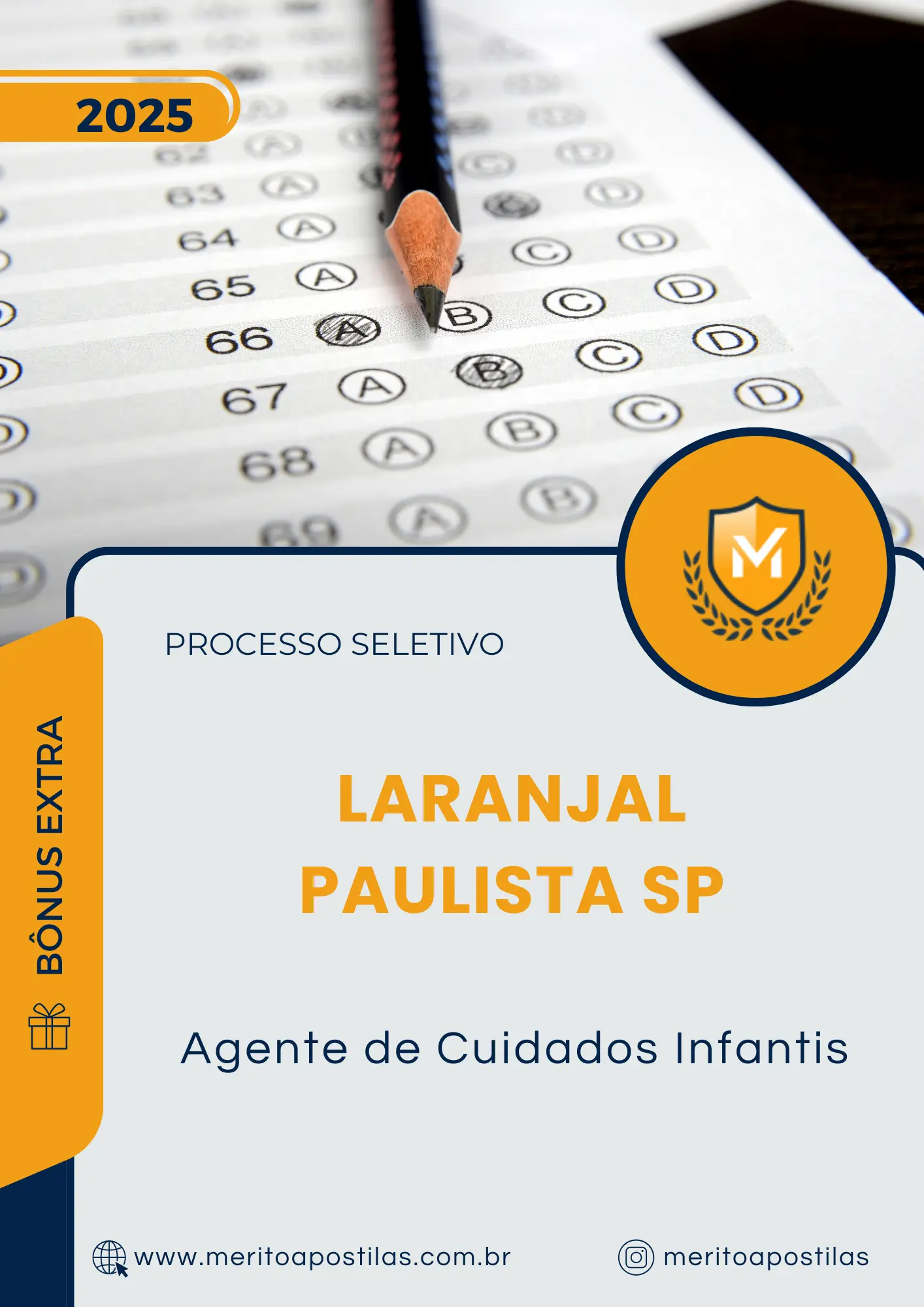 Apostila Agente de Cuidados Infantis Prefeitura de Laranjal Paulista SP 2025