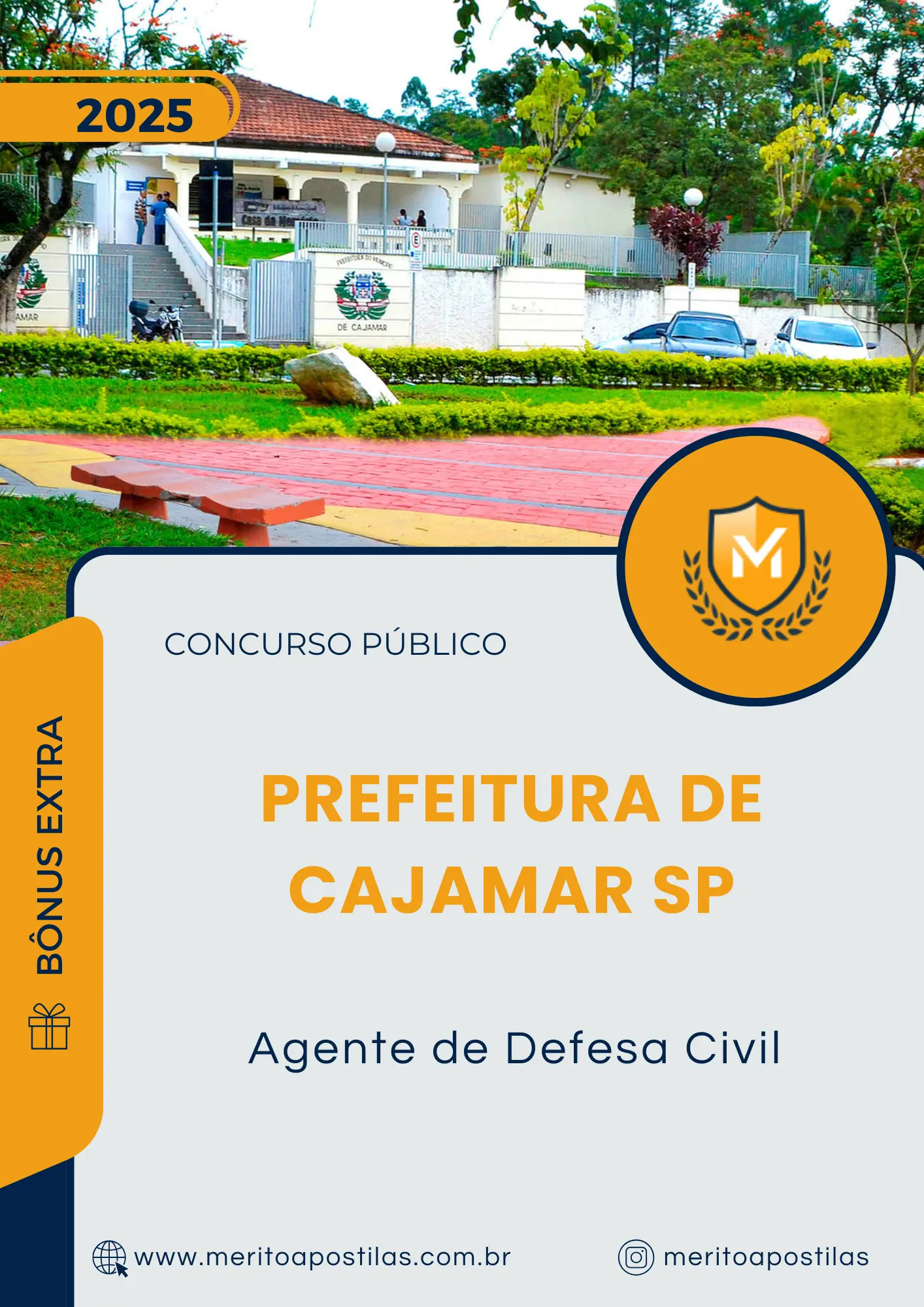 Apostila Agente de Defesa Civil Prefeitura de Cajamar SP 2025