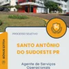 Apostila Agente de Serviços Operacionais Prefeitura de Santo Antônio do Sudoeste PR 2025