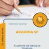 Apostila Ajudante de Serviços Diversos Prefeitura de Aramina SP 2025