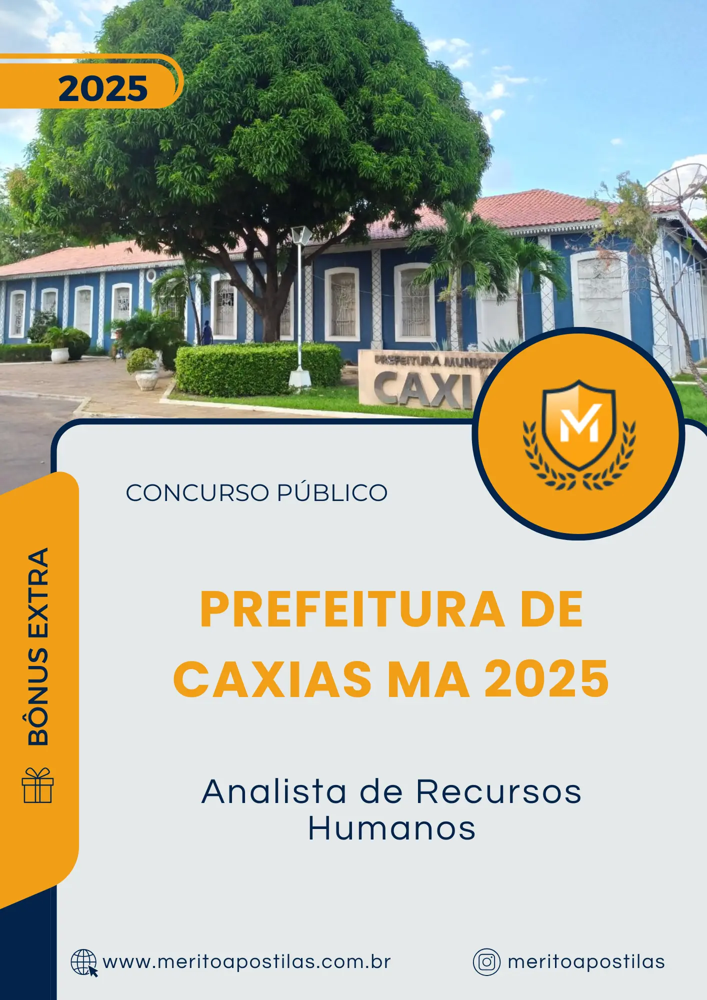 Apostila Analista de Recursos Humanos Prefeitura de Caxias MA 2025