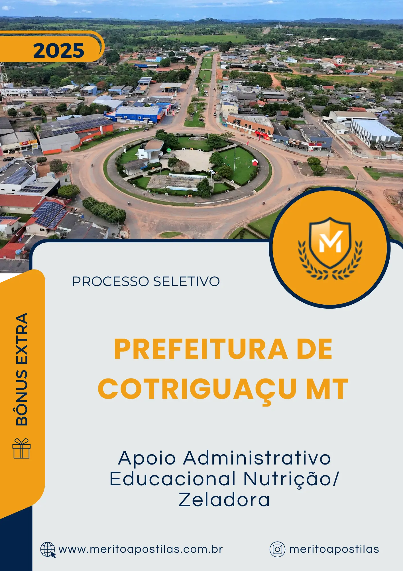 Apostila Apoio Administrativo Educacional Nutrição Zeladora Prefeitura de Cotriguaçu MT 2025