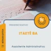 Apostila Assistente Administrativo Prefeitura de Itaetê BA 2025