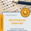 Apostila Assistente Social Acolhimento Institucional Prefeitura de Serro MG 2026