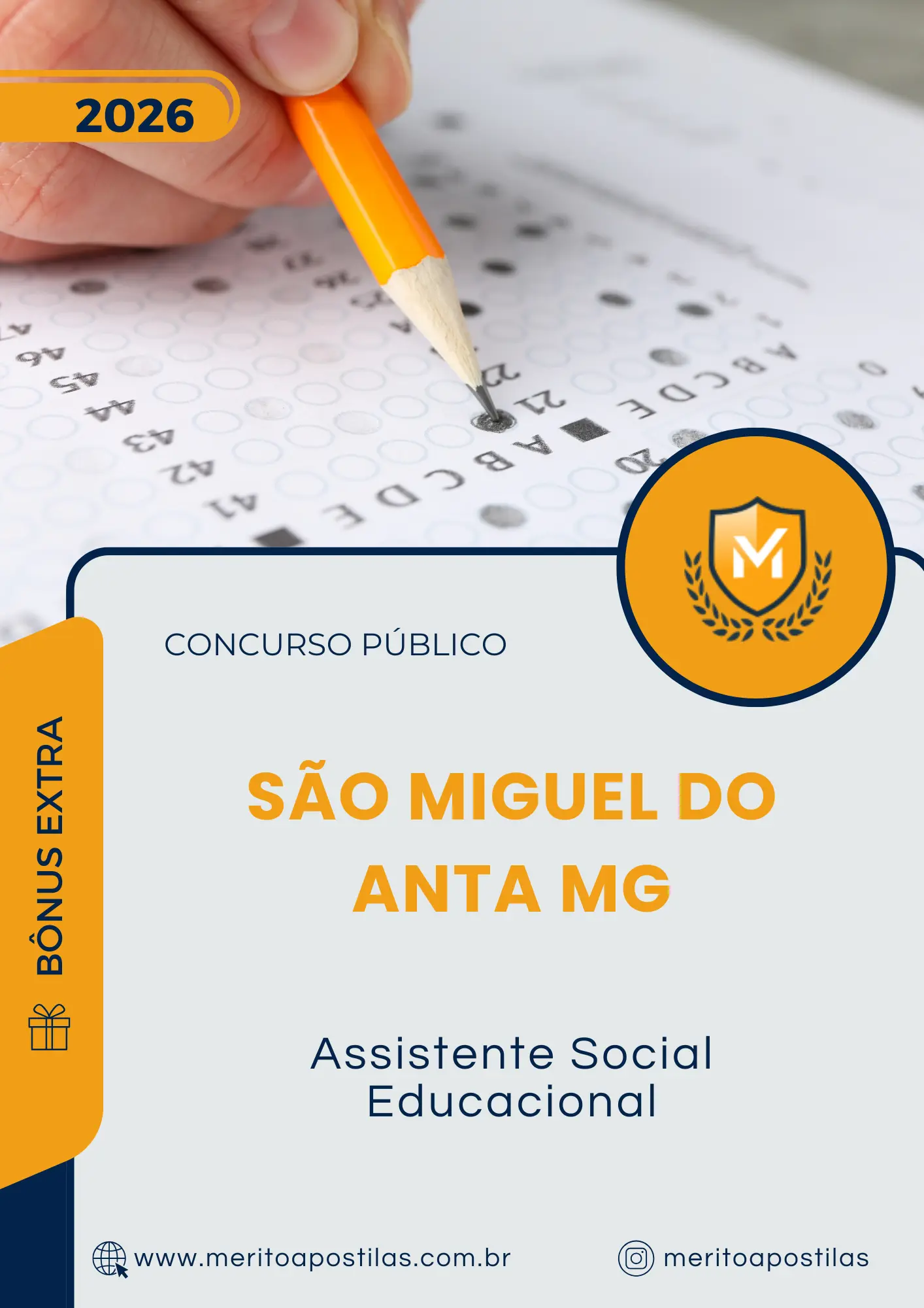 Apostila Assistente Social Educacional Prefeitura de São Miguel do Anta MG 2026