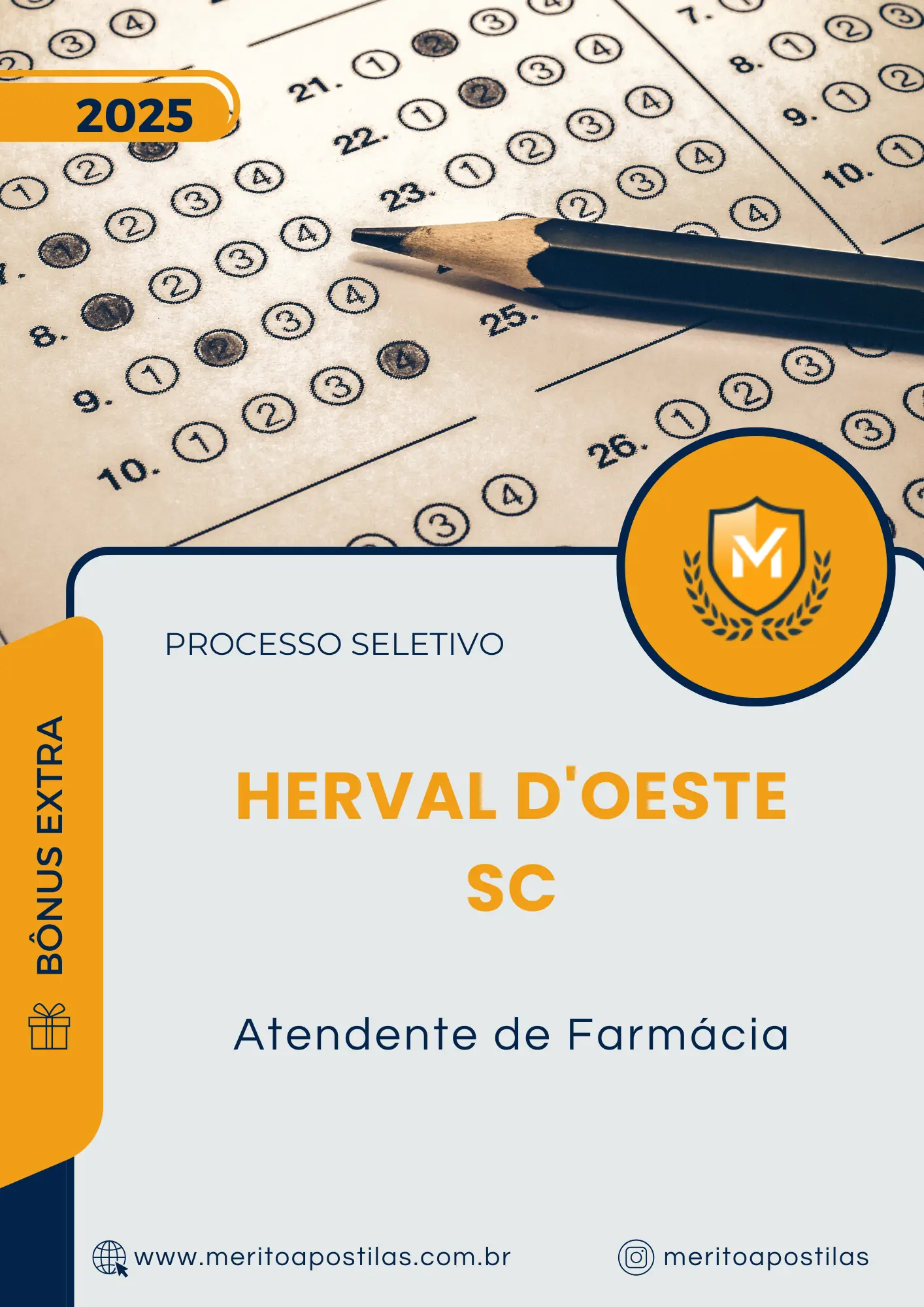 Apostila Atendente de Farmácia Prefeitura de Herval d'Oeste SC 2025
