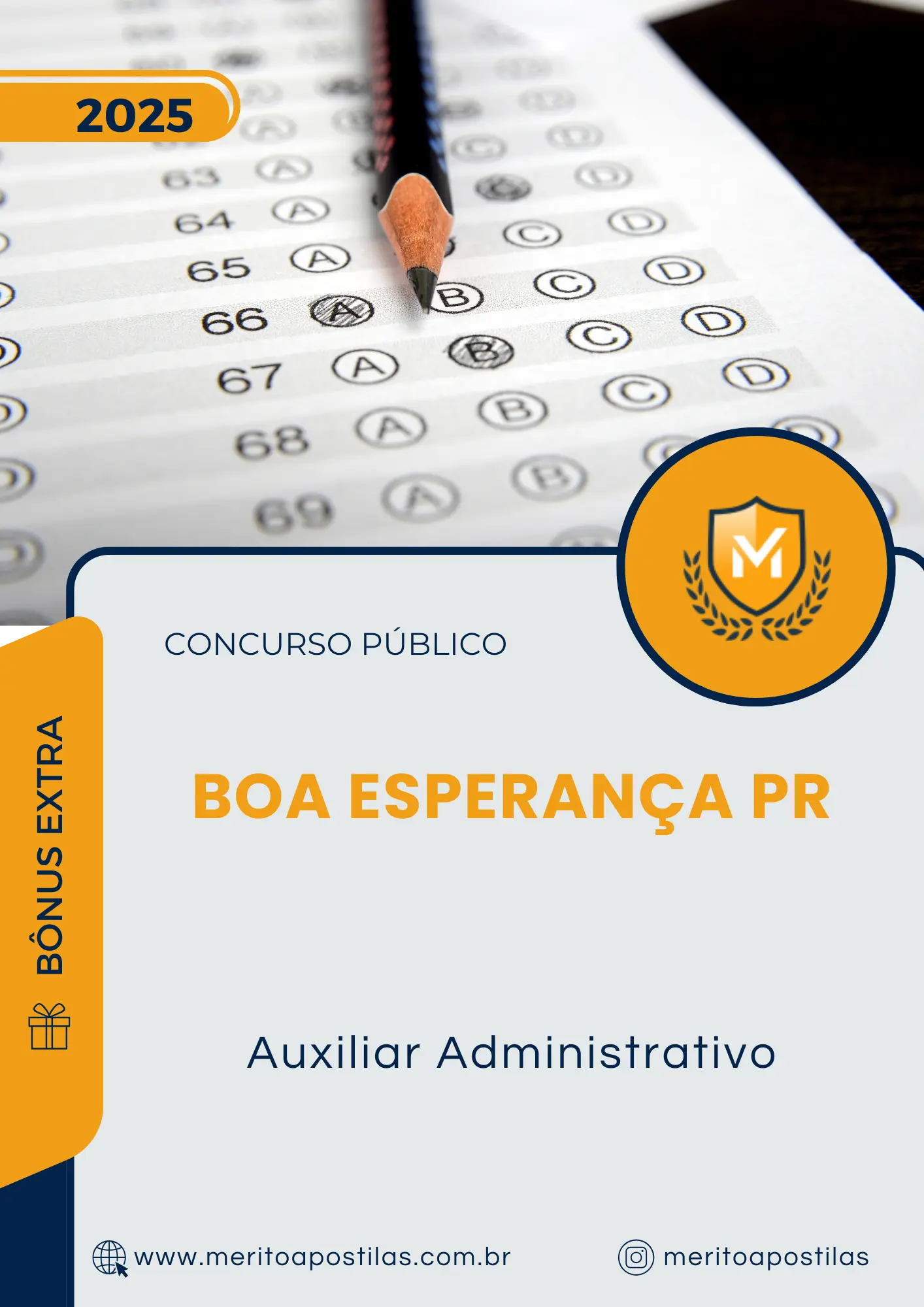 Apostila Auxiliar Administrativo Câmara de Boa Esperança PR 2025