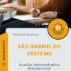 Apostila Auxiliar Administrativo Educacional Prefeitura de São Gabriel do Oeste MS 2025