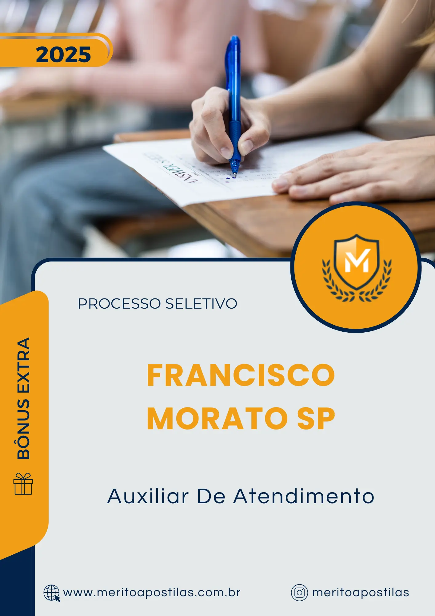 Apostila Auxiliar De Atendimento Prefeitura de Francisco Morato SP 2025